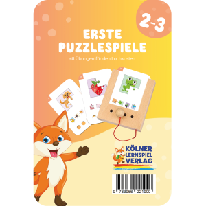 Erste Puzzlespiele – Lernkarten für den Kölner Lochkasten ab 2–3 Jahren