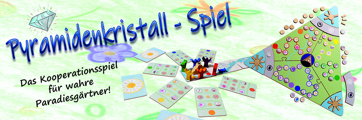 Pyramidenkristall-Spiel – Kooperationsspiel für wahre Paradiesgärtner